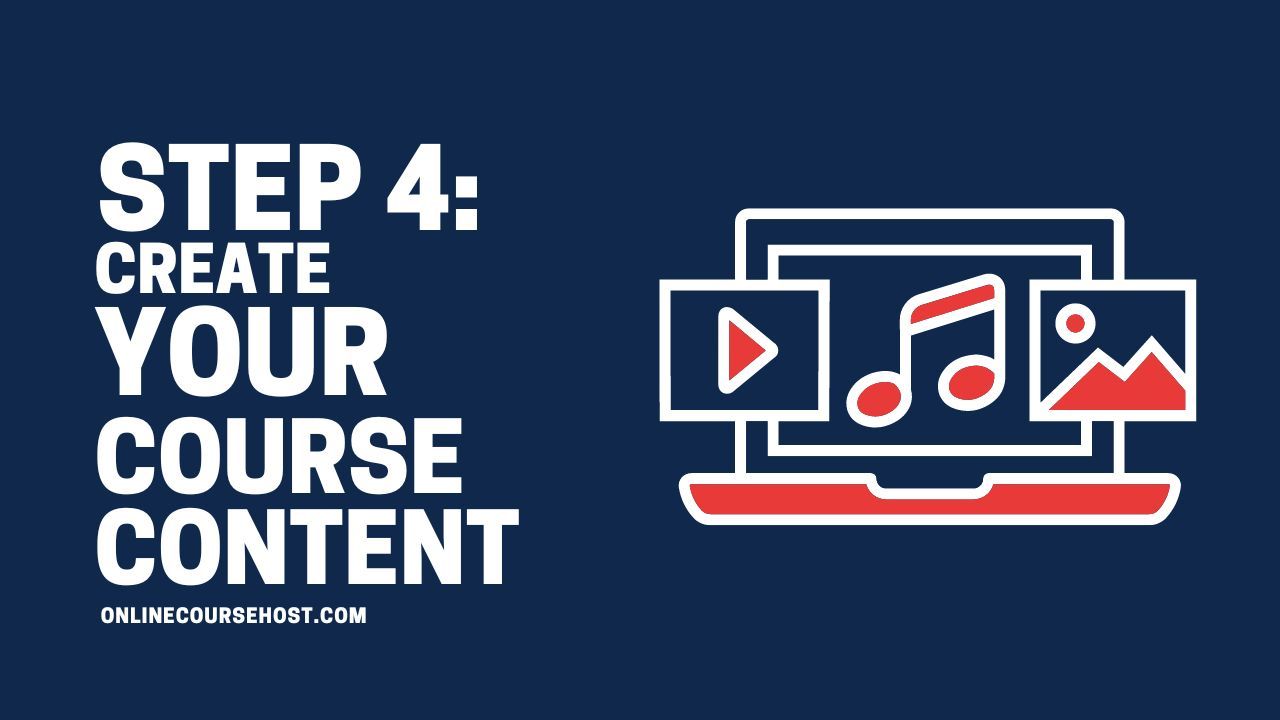 create your course content