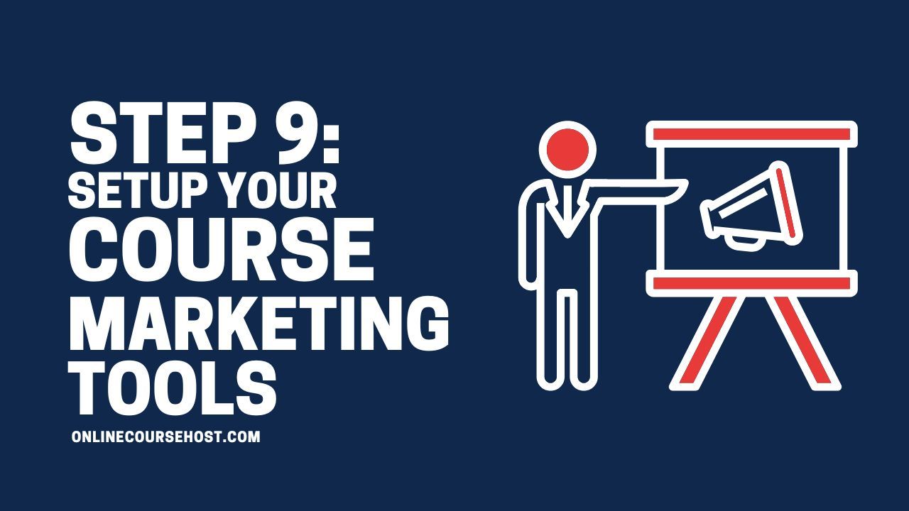 set up your course marketing tools