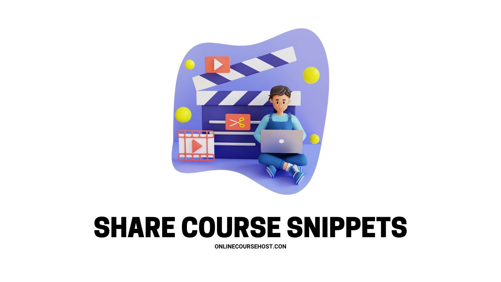 share course snippets on social media