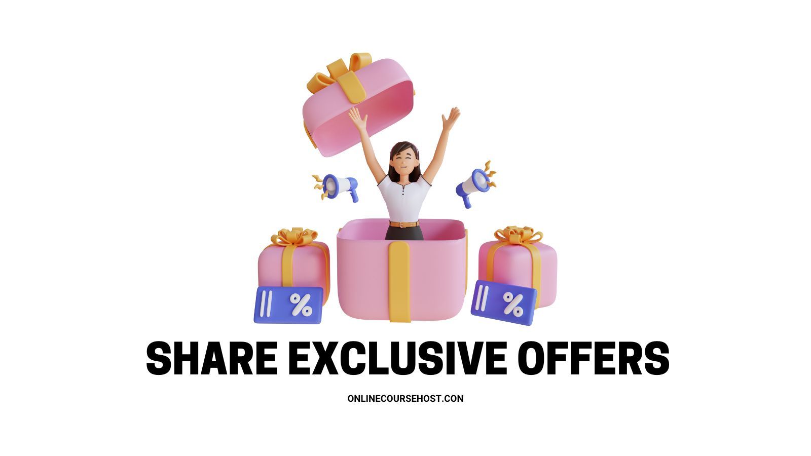 share exclusive offers with your social media followers