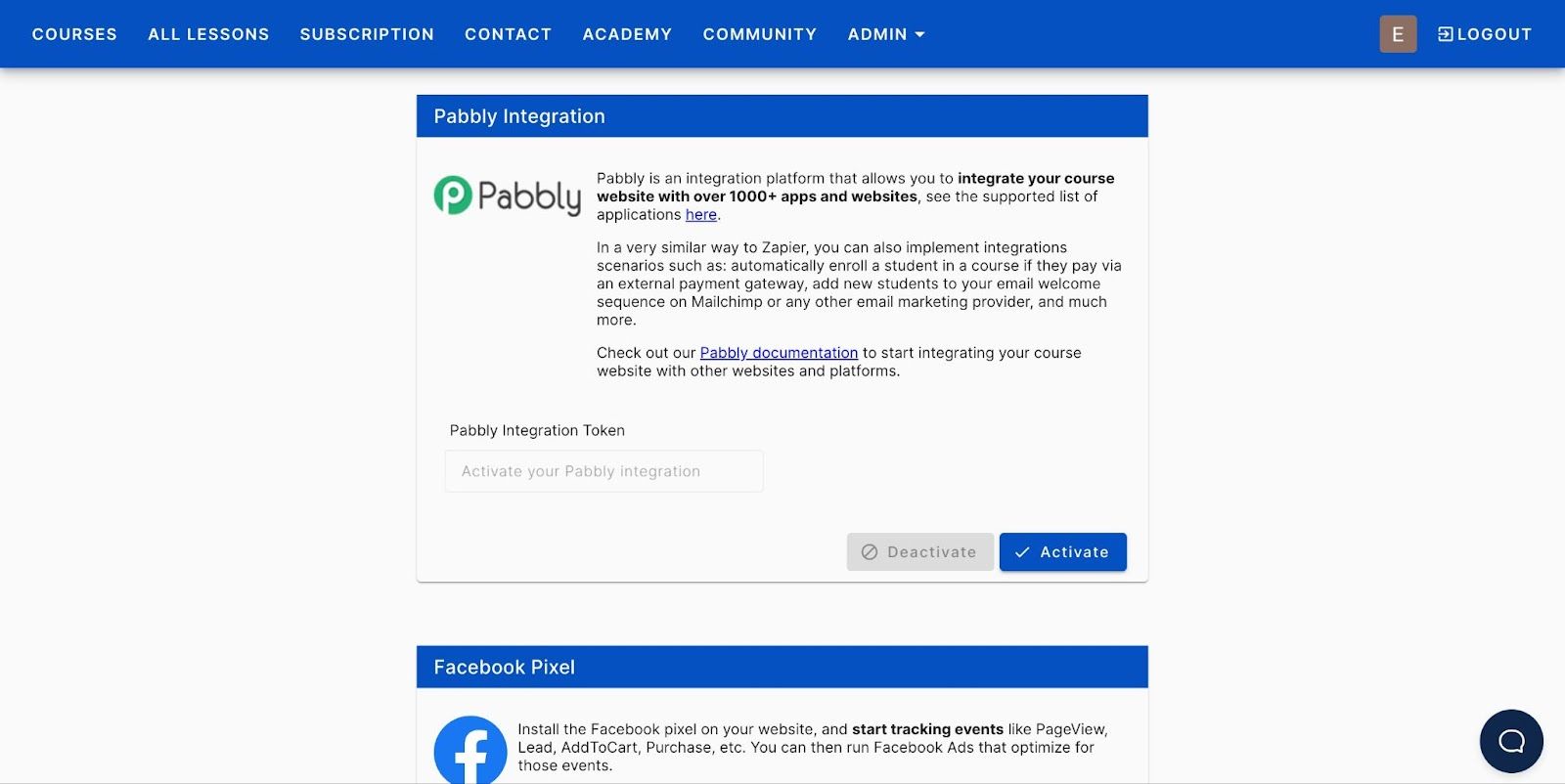 finding the Pabbly integration