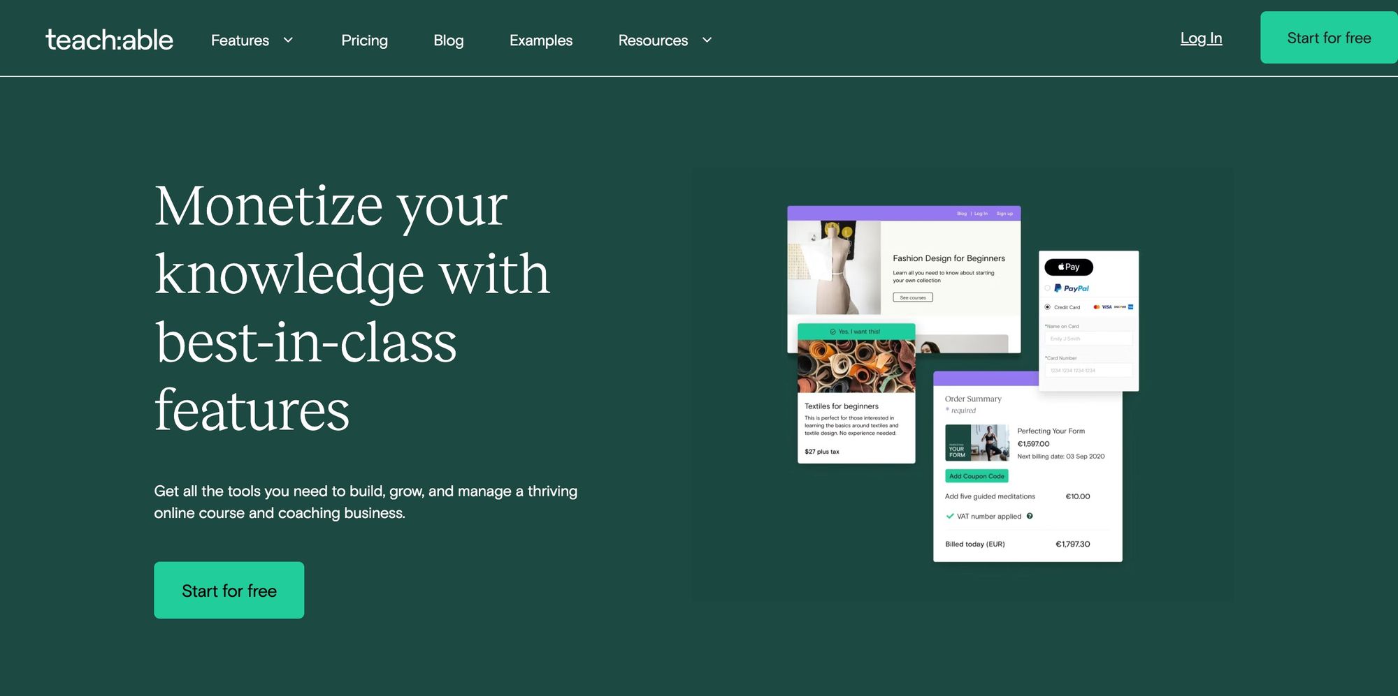 4 Best Free Website Templates for Online Course Creators