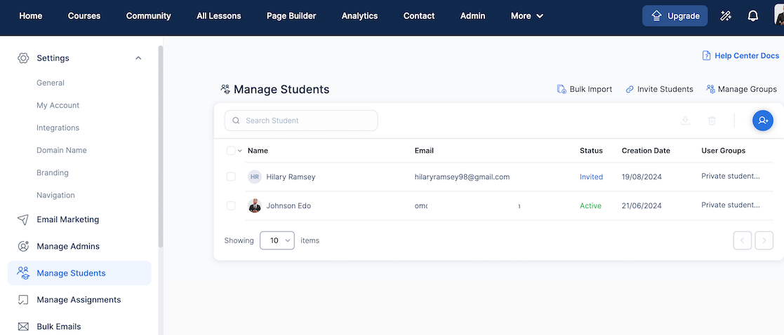 How to Manage Students in Your Online Course