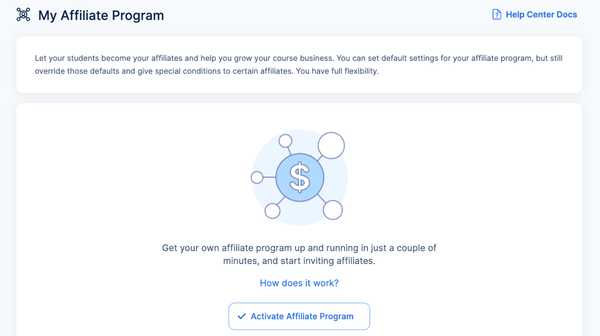 How to Set Up an Affiliate Program for Your Online Courses